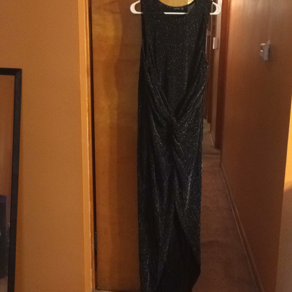 Black shimmer Maxi dress